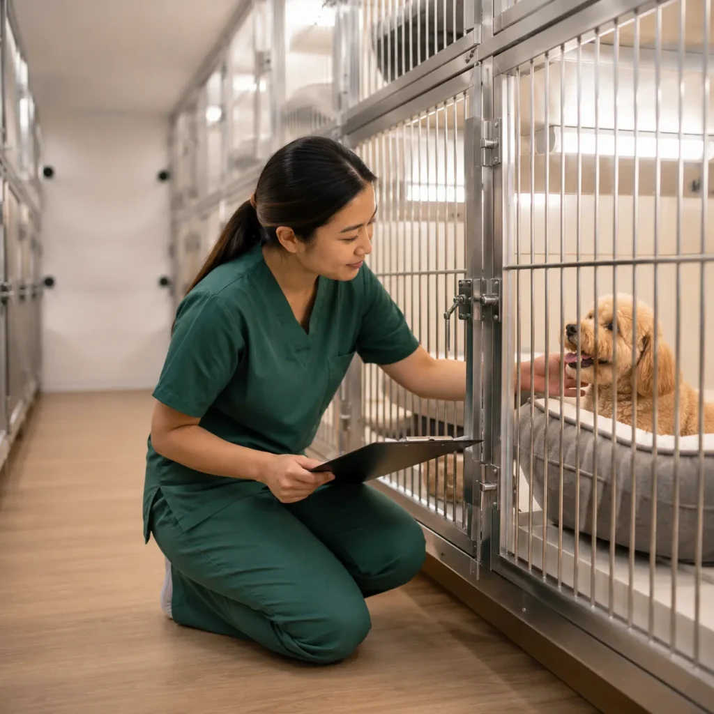 Fasilitas pet hotel dan penitipan hewan Loca Pet Care